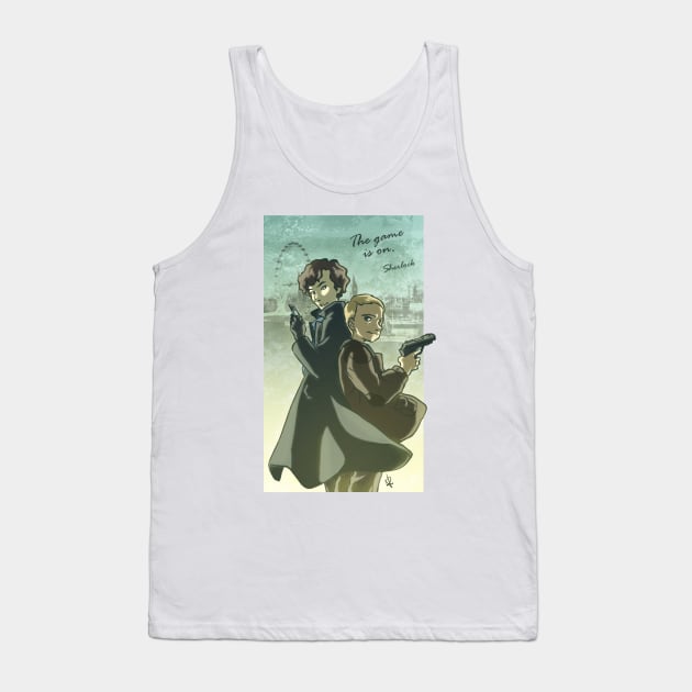 The Game is On - Sherlock Tank Top by RossellaVicari